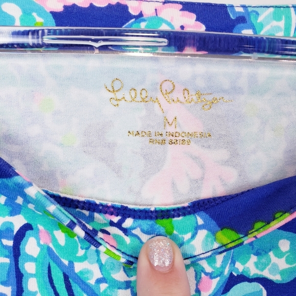 Lilly Pulitzer Corsica Blue Turtle Villa Sophie - Picture 9 of 10